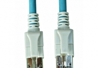 H6GSB07K0B * Patchcablu Cat6a cu LED ecranat RJ45 albastru 10GB 7m