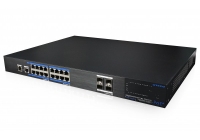 UTP7516GE-POE-4GF *  Switch profesional 16 porturi PoE+, 4 porturi uplink SFP, 1 port consola CLI, 1 port OOB Web management