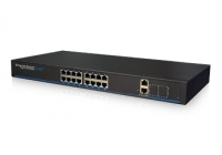 UTP3-SW16-TP300 * Switch ethernet PoE+, 16 porturi 10/100Mbps POE+ downlink, 2 porturi gigabit uplink