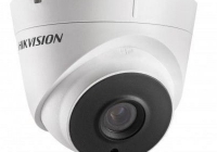 DS-2CE56D8T-IT3E * Camera ANHD dome de exterior Hikvision compatibila TVI rezolutie 2MP 0.005 lux WDR 120dB IR 40 m lentila 2.8 mm 12VDC/POC 4W