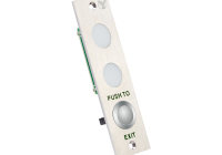 PBK-813(LED) * Buton de iesire incastrabil din otel inoxidabil, cu monitorizare stare incuietoare