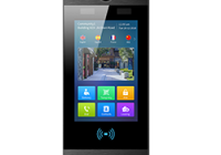 R29C-bk * Video interfon IP SIP, post de apel cu ecran touchscreen de 7”, Android, WiFi, bluetooth, recunoastere faciala, NFC, cod QR