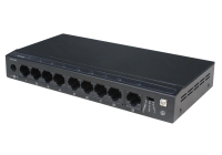 SF9P-HM * Switch ethernet PoE+, functie Watchdog, 8 porturi 10/100 Mbps POE+ downlink, 1 port 10/100 Mbps uplink