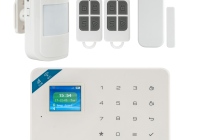 KR-W18 * Kit alarma wireless, comunicatie GSM si WIFI, 99 zone