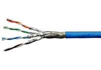 HSKP422HP1 * Cablu S/FTP Cat.7a, 4x2xAWG22/1, 1.500Mhz, LS0H-3, Dca, albastru [1000ml]