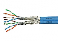HSEKP822HP * Cablu S/FTP Cat.7a, 2x(4x2xAWG22/1), 1.500Mhz, LS0H-3, Dca, albastru [100ml]