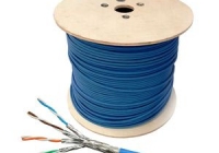 HSKP423HB5 * Cablu S/FTP Cat.7, 4x2xAWG23/1, 1.000Mhz, LS0H, Dca, 40%, albastru [500ml]