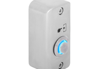 SMB-S001(LED)-bl *  SMB-S001(LED)-BL Buton de iesire aplicabil cu LED de semnalizare albastru, din aliaj de Zinc cu posibilitate de montare la exterior