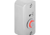 SMB-S001(LED)-rd * Buton de iesire aplicabil cu LED de semnalizare rosu, din aliaj de Zinc cu posibilitate de montare la exterior