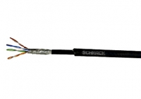 HCKP0804E1 * Cablu S/FTPCat.7, 4x2xAWG23/1 800Mhz PE OUTDOOR negru [1000ml]