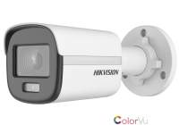 DS-2CD1027G0-L * Camera IP Hikvision, 2 MP, lentila 2.8mm, ColorVu Lite, LED 30m, PoE, IP67
