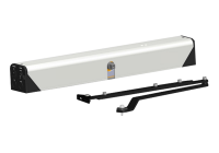SDO-502(V2) * Amortizor electric pentru usi batante cu latime de pana la 1200mm si greutate de pana la 100kg, cu deschidere la exterior, cu motor fara perii