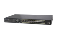 GS-5220-16S8C * L2+ 24-Port 100/1000X SFP + 8-Port Shared TP Managed Switch