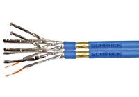 HSEKP823HA * Cablu F/FTP Cat.6a, 2x(4x2xAWG23/1), 500MHz, LS0H, albastru [100ml]