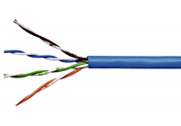 HSEKU4233B * Cablu U/UTP Cat.6, 4x2xAWG24/1, 300MHz, LS0H-3-25, albastru [100ml]