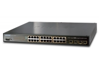 SGSW-24040P4 * IPv6 Managed 24-Port 802.3af PoE Gigabit Ethernet Switch + 4-Port SFP (380W)