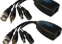 UTP101PVA * Balun audio/video si alimentare pasiv - 100m