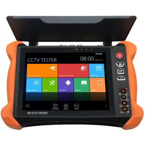 T9-MOVTADHS * Tester CCTV 8" Touch Screen- RETINA - TVI/CViIAHD/CVBS/IP- 8MP- MULTIMETRU- OPM- VFL- TDR
