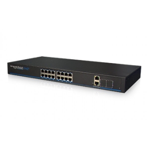 UTP3-SW16-TP300 * Switch ethernet PoE+, 16 porturi 10/100Mbps POE+ downlink, 2 porturi gigabit uplink