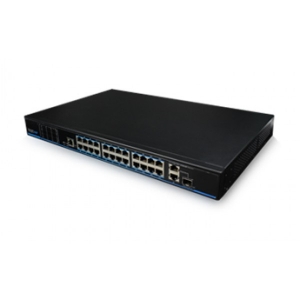 UTP1-SW24-TP420 * Switch ethernet PoE+, 24 porturi 10/100Mbps POE+ downlink, 2 porturi gigabit uplink, port gigabit SFP uplink