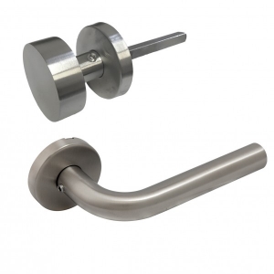 YH-D9167 * Set de clanta tubulara si maner drept cu rozeta rotunda