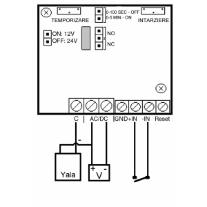 T-100-2 * Modul de intarziere si temporizare comanda