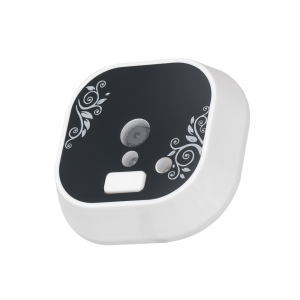 DV-05-ch/wh * Vizor electronic cu ecran color TFT si buton pentru sonerie (alb)