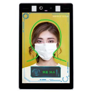 TS3080-AI * Terminal control acces cu recunoastere faciala, sistem masurare temperatura si detectie masca