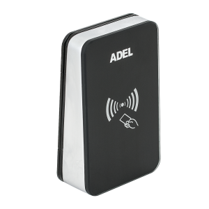 HLCR-MF-A-V2 * Controler cu cititor de proximitate incorporat, compatibil cu sistemul de control acces hotelier ADEL