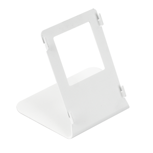 C31X-W * Suport alb pentru montarea pe birou a videointerfoanelor IP din seria C313 si C315, monitoare cu diagonala de 7’’