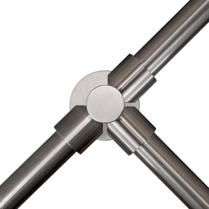 K-TO * Stalp intermediar in forma de “T” din INOX, suport balustrade din INOX