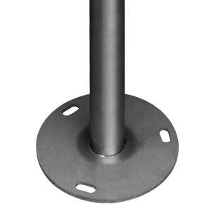 K-TO * Stalp intermediar in forma de “T” din INOX, suport balustrade din INOX