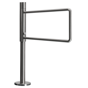 YK-PB-M-ZL * Poarta batanta bidirectionala din INOX, mecanica cu cheie