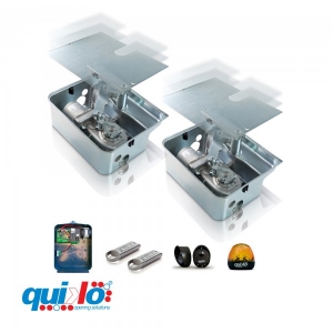 QK-SUB220KIT * SUB - Kit automatizare porti batante, max. 3.5m/ canat, 230Vca, montare ingropata