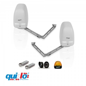 QK-SCA24KITWB * SCARABEO- Kit automatizare porti batante, cu brat articulat, max. 2.5m/ 300kg /canat, 24Vcc