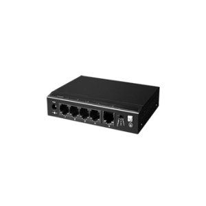 SF5P-HM * Switch ethernet PoE+ cu functie PoE Watchdog, 4 porturi 10/100 Mbps POE+ downlink, 1 port 10/100 Mbps uplink, 60W