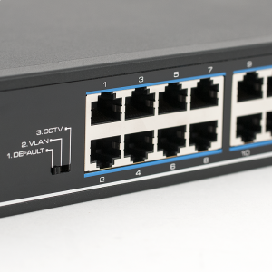 SF18P-LM * Switch ethernet PoE+ cu functie PoE Watchdog, 16 porturi 10/100Mbps POE+ downlink, 2 porturi 10/100/1000Mbps uplink