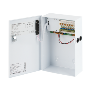 YPS-12-8-10 * Sursa de alimentare cu backup, pentru sisteme CCTV, cu 8 canale