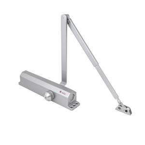 SA-901-6BW-SV * Amortizor hidraulic cu brat reglabil, pentru usi de 15~150kg si latime de pana la 1.5m, argintiu
