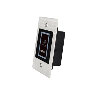 EBUTTON 2 * Buton de iesire incastrabil cu infrarosu si LED de stare bicolor, distanta de actionare ajustabila