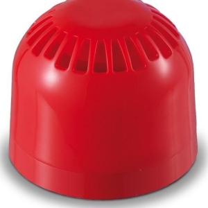 IS0010RE * Sirenă convenţională de incendiu, culoare roşie, IP 65
