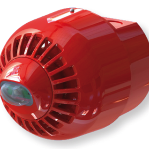 IS0120RE * Sirenă convenţională de incendiu cu flash, culoare roşie, IP 65