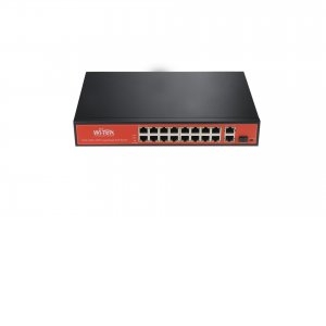 WI-PS518G * Switch PoE 16 porturi montabil in rack