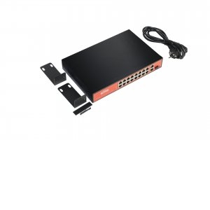 WI-PS518G * Switch PoE 16 porturi montabil in rack