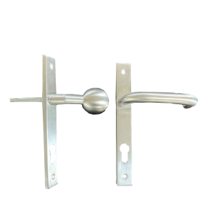 YH-D45L-85-28MM * Set shielduri cu buton fix la 45° si maner mobil cu sectiune tubulara, interax 85mm