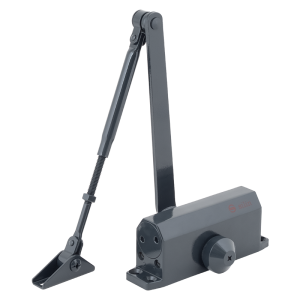 SA-5012AW-an * Amortizor hidraulic cu brat pentru usi cu greutate intre 25~45kg, gri antracit