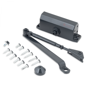 SA-5012AW-an * Amortizor hidraulic cu brat pentru usi cu greutate intre 25~45kg, gri antracit