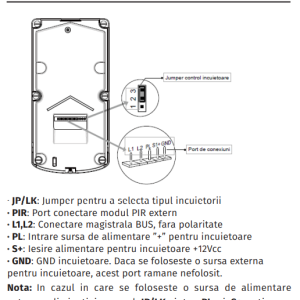 DT611-KP-FE-BK * Post de apel video cu tastatura si lentile Fisheye, cu montare aplicata