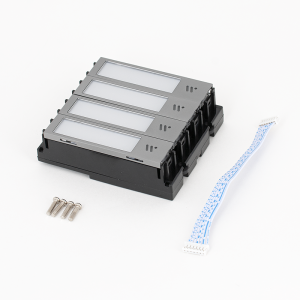 DTH821|S4 * Modul cu 4 butoane iluminate, capacitive, pentru posturile de apel modulare DT 821 cu comunicatie pe 2 fire