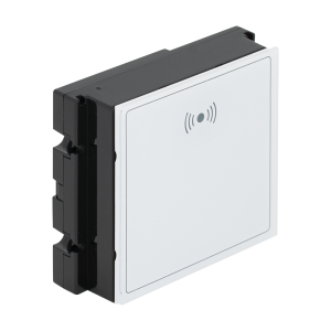 DTH821|DR * Modul cititor RFID EM 125KHz, MF 13.56MHz si afisaj LED matricial pentru posturile de apel modulare DT 821 cu comunicatie pe 2 fire